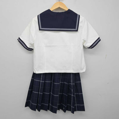 【中古】東京都 武蔵野大学高等学校 女子制服 2点 (セーラー服・スカート) sf056765