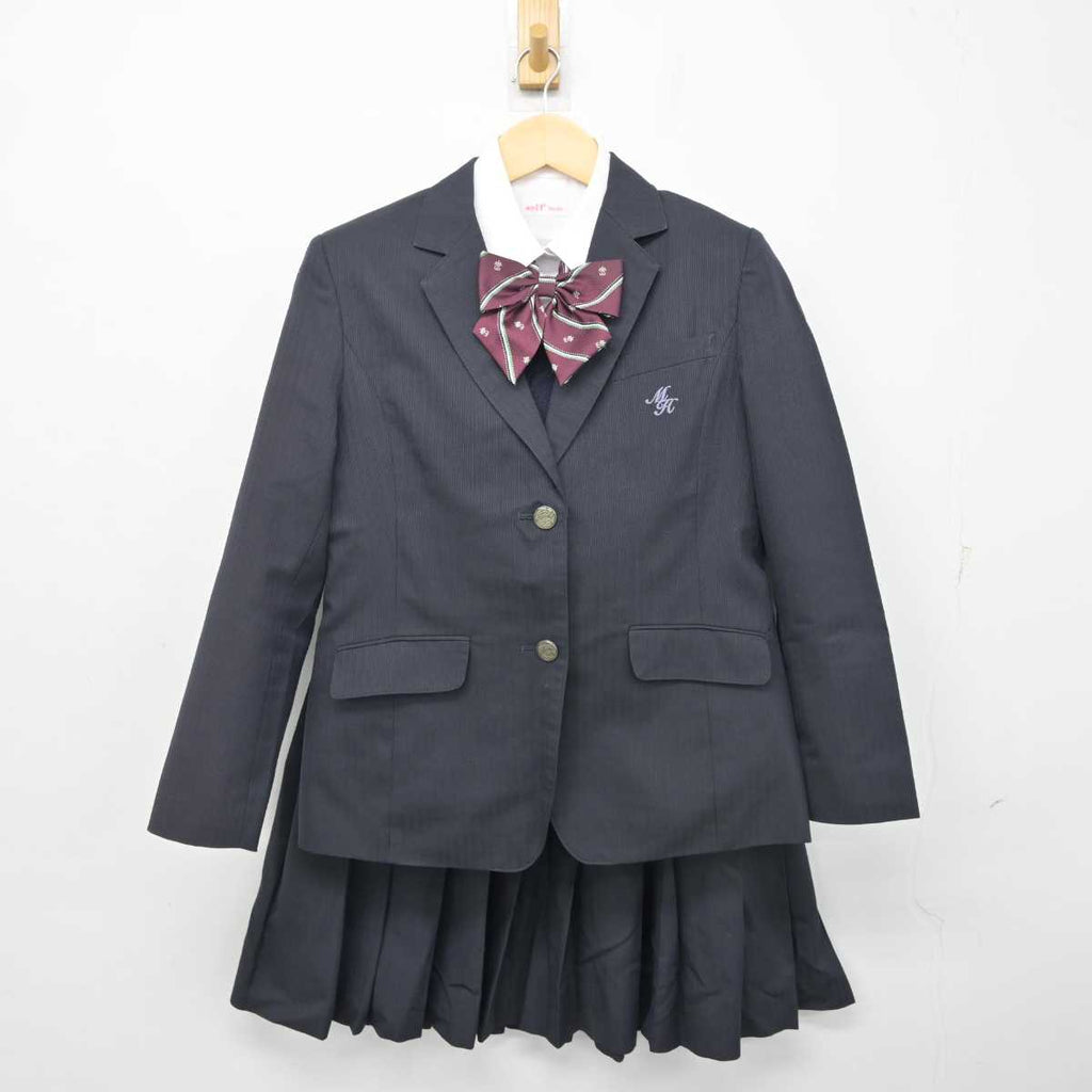 【中古】宮城県 松島高等学校 女子制服 5点 (ブレザー・ニット・シャツ・スカート) sf056770