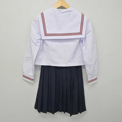 【中古】神奈川県 南足柄中学校 女子制服 3点 (セーラー服・スカート) sf056772