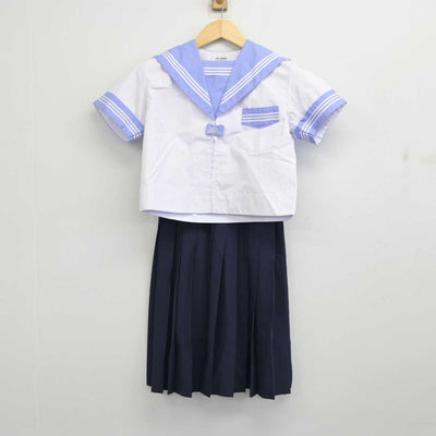 【中古】大阪府 養精中学校 女子制服 2点 (セーラー服・スカート) sf056805