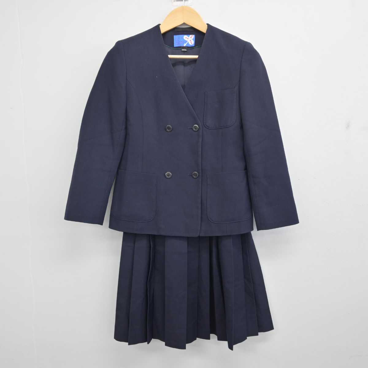 【中古】北海道 琴似中学校 女子制服 3点 (ブレザー・スカート・ベスト) sf056814