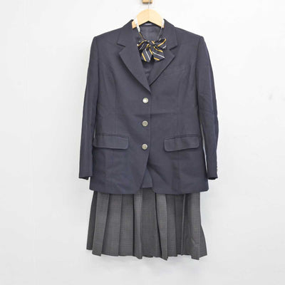 【中古】北海道 札幌平岸高等学校 女子制服 3点 (ブレザー・スカート) sf056816