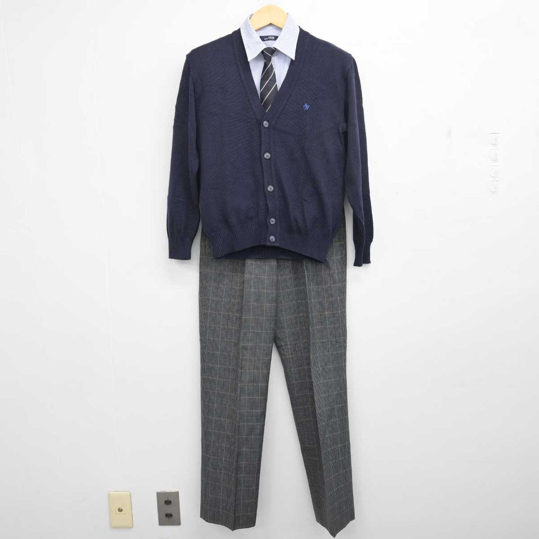 【中古】北海道 札幌北斗高等学校 男子制服 5点 (ブレザー・ニット・シャツ・ズボン) sf056820 | 中古制服通販パレイド