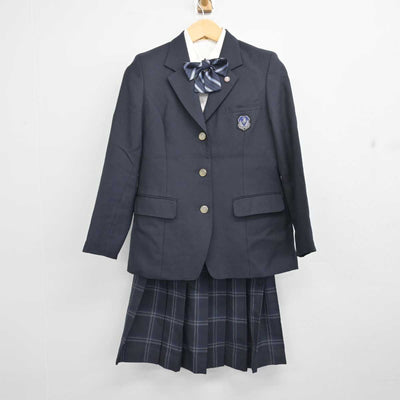 【中古】兵庫県 伊丹高等学校 女子制服 5点 (ブレザー・シャツ・スカート) sf056827