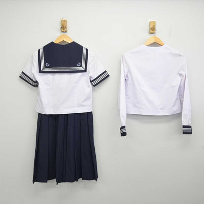 【中古】千葉県 和洋国府台女子高等学校 女子制服 4点 (セーラー服・セーラー服・スカート) sf056831