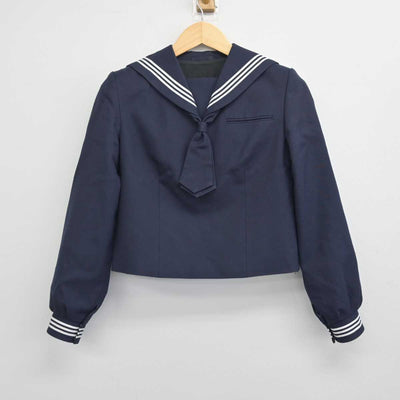 【中古】千葉県 和洋国府台女子高等学校 女子制服 3点 (セーラー服・スカート) sf056833