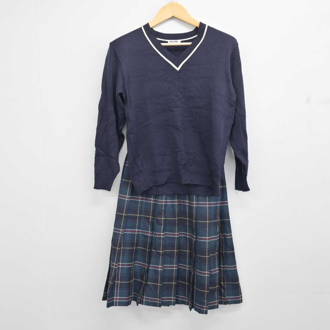 【中古】北海道 札幌山の手高等学校 女子制服 4点 (ブレザー・ニット・スカート) sf056843 | 中古制服通販パレイド