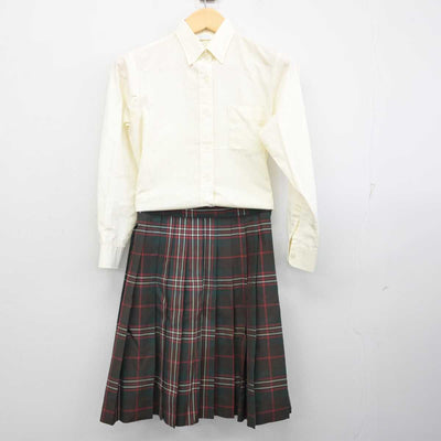 【中古】神奈川県 厚木北高等学校 女子制服 2点 (シャツ・スカート) sf056849