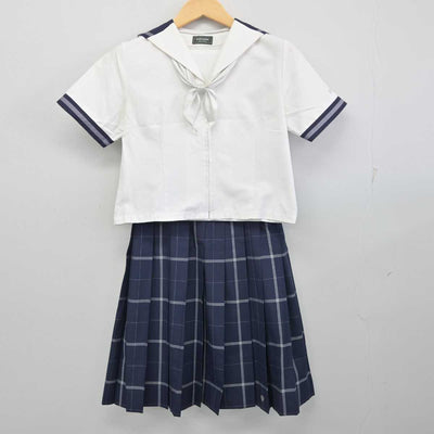 【中古】東京都 武蔵野大学中学校・高等学校 女子制服 3点 (セーラー服・スカート) sf056861