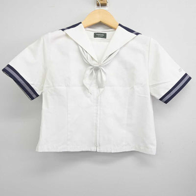 【中古】東京都 武蔵野大学中学校・高等学校 女子制服 3点 (セーラー服・スカート) sf056861