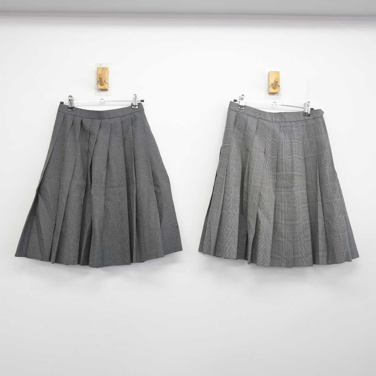 【中古】大阪府 芥川高等学校 女子制服 2点 (スカート・スカート) sf056875