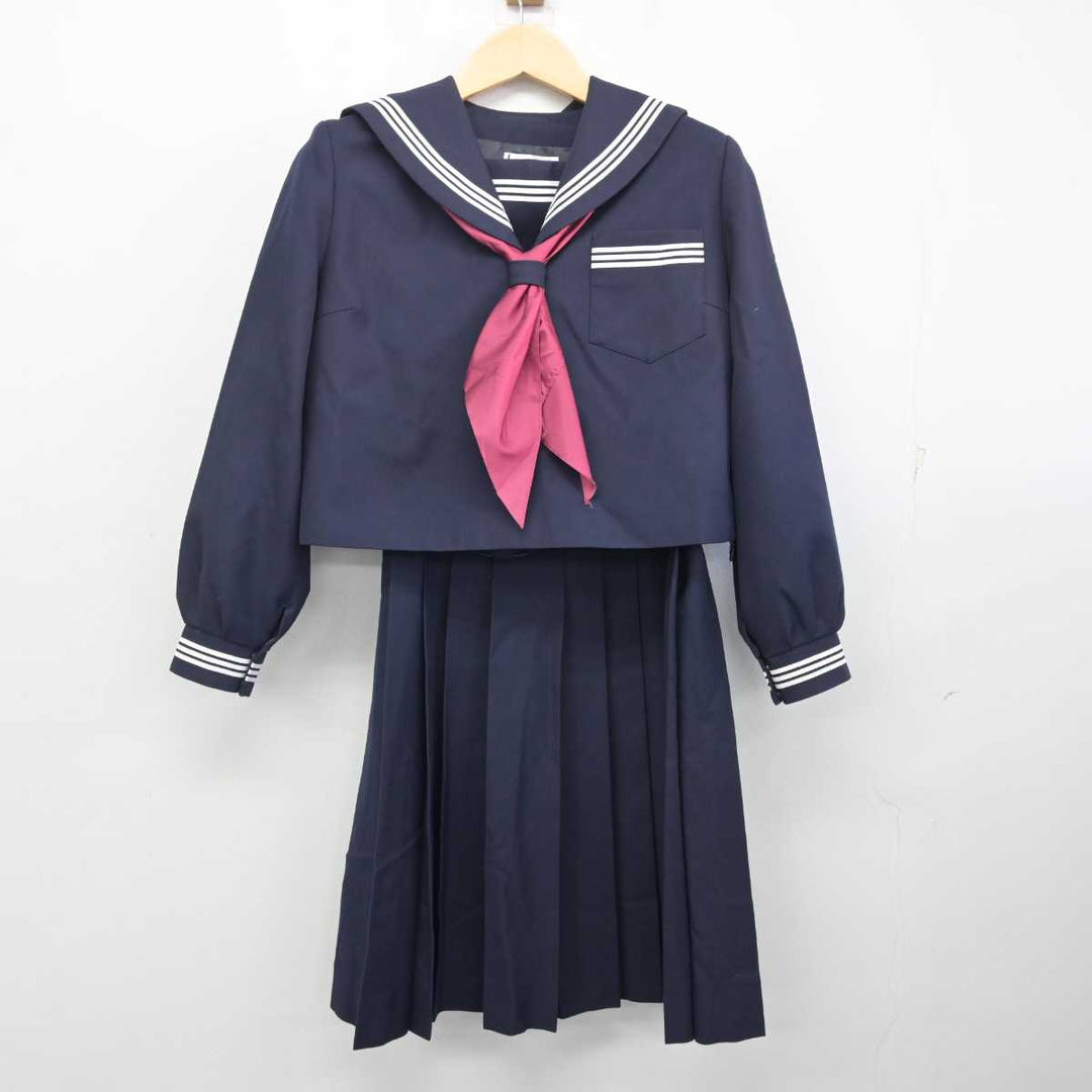 中古】茨城県 常北中学校 女子制服 3点 (セーラー服・ジャンパー 中古】茨城県 常北中学校 女子制服 3点 (セーラー服・ジャンパー