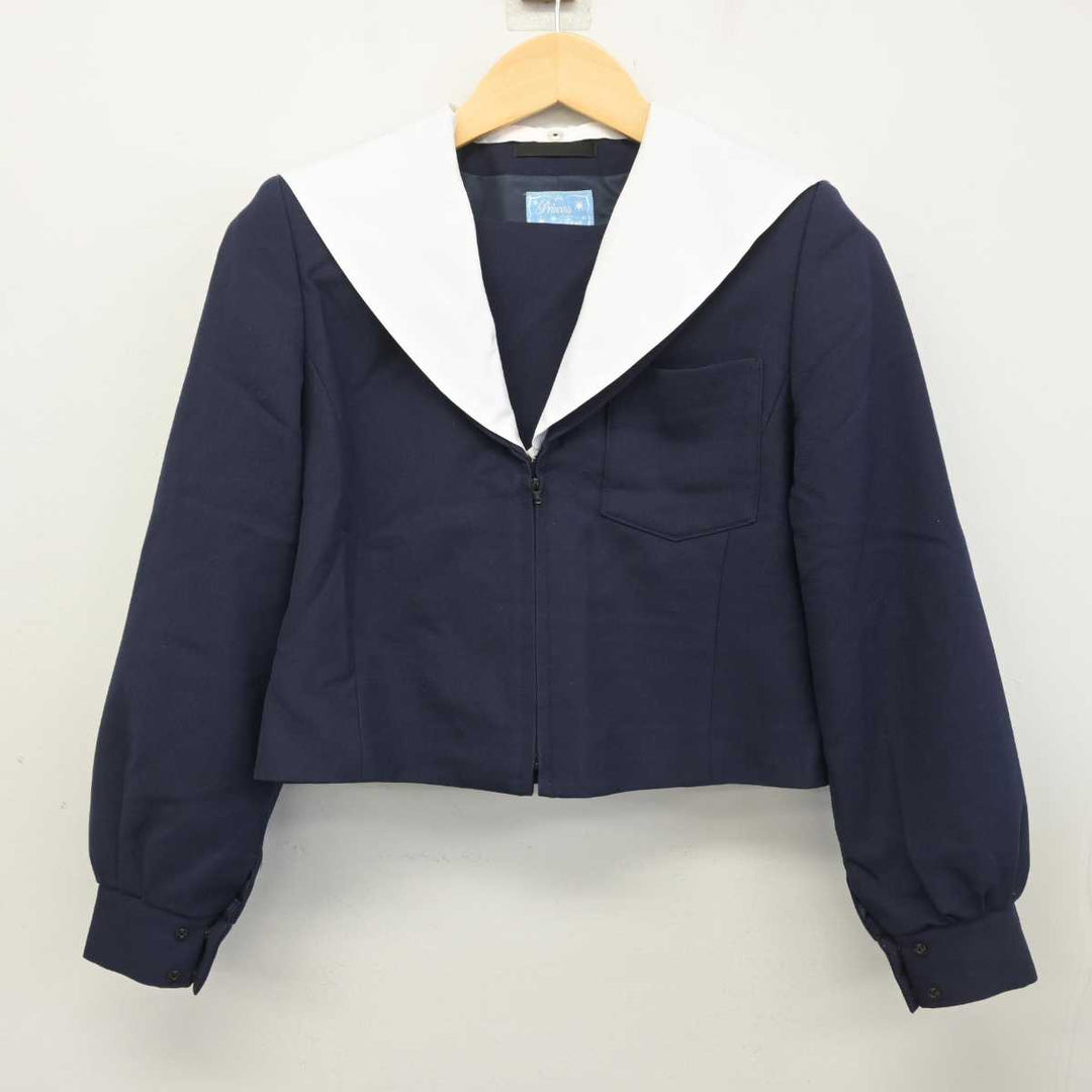 【中古】愛知県 大府西中学校 女子制服 2点 (セーラー服・スカート) sf056896