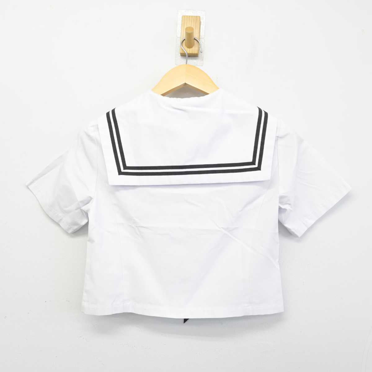 【中古】愛知県 大府西中学校 女子制服 3点 (セーラー服・スカート) sf056897