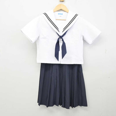 【中古】愛知県 大府西中学校 女子制服 3点 (セーラー服・スカート) sf056899