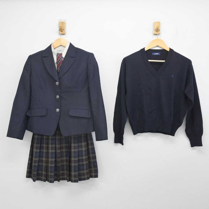 【中古】千葉県 佐倉東高等学校 女子制服 5点 (ブレザー・ニット・シャツ・スカート) sf056915 | 中古制服通販パレイド