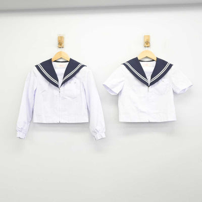 【中古】愛知県 佐屋中学校 女子制服 2点 (セーラー服) sf056920