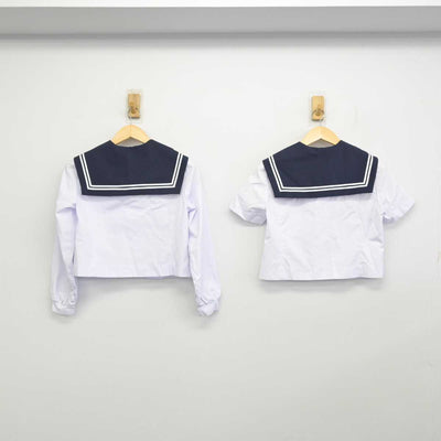 【中古】愛知県 佐屋中学校 女子制服 2点 (セーラー服) sf056920