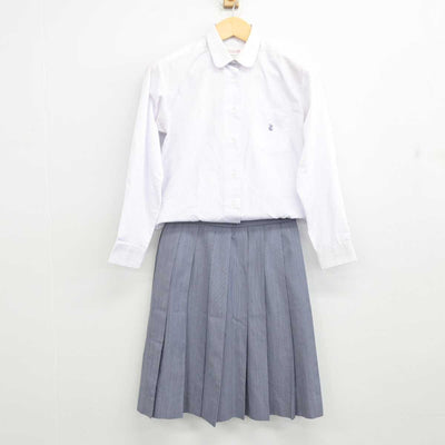 【中古】鹿児島県 武岡台高等学校 女子制服 4点 (シャツ・シャツ・スカート) sf056929