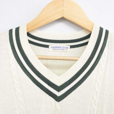 【中古】三重県 セントヨゼフ女子学園中学校 女子制服 2点 (ニット・ニットベスト) sf056936