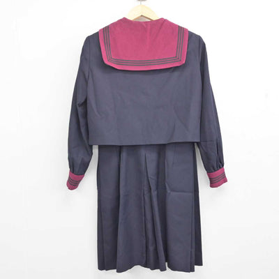 【中古】神奈川県 横浜共立学園中学高等学校 女子制服 3点 (セーラー服・スカート) sf056949