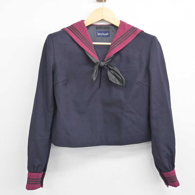 【中古】神奈川県 横浜共立学園中学高等学校 女子制服 3点 (セーラー服・スカート) sf056949