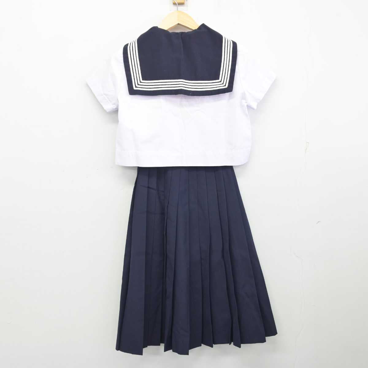 【中古】宮城県 常盤木学園高等学校 女子制服 2点 (セーラー服・スカート) sf056950