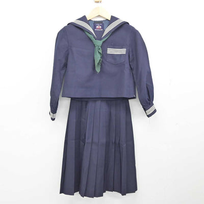 【中古】宮城県 常盤木学園高等学校 女子制服 5点 (セーラー服・スカート) sf056951