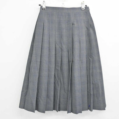 【中古】東京都 渕江中学校 女子制服 4点 (ベスト・シャツ・スカート) sf056954