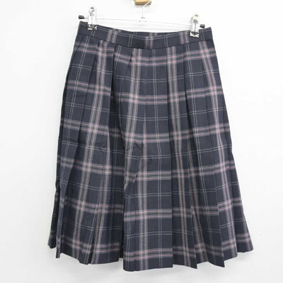 【中古】福岡県 大牟田高等学校 女子制服 6点 (ブレザー・ニットベスト・スカート) sf056955