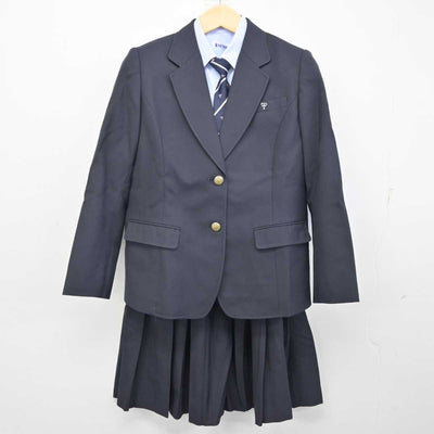 【中古】東京都 日本大学鶴ヶ丘高等学校 女子制服 4点 (ブレザー・シャツ・スカート) sf056985