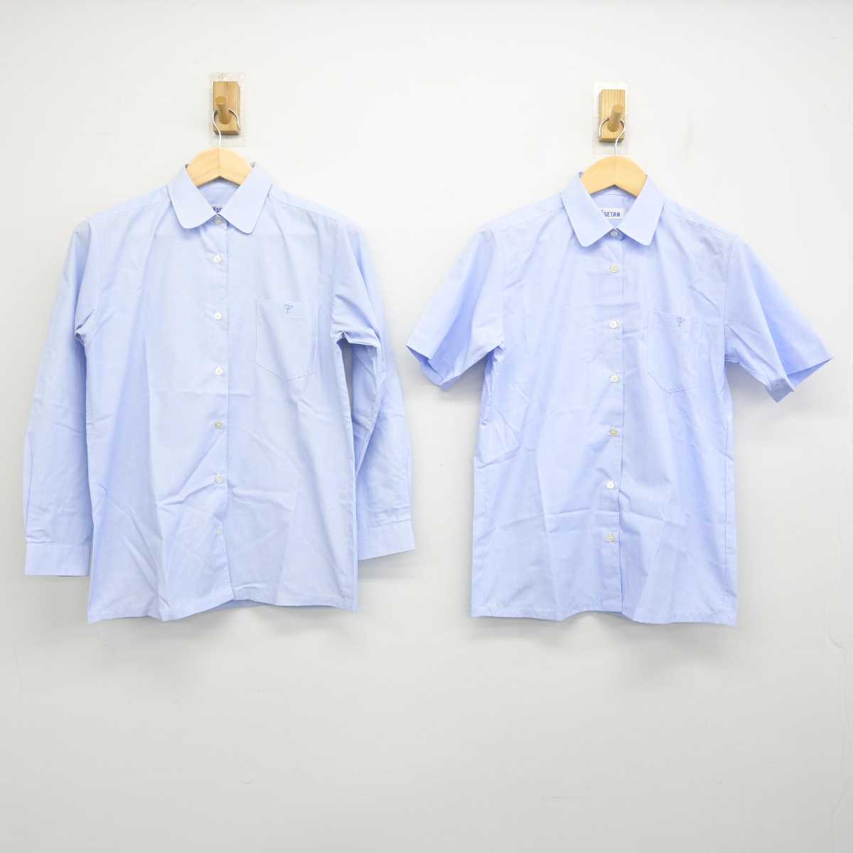 【中古】東京都 日本大学鶴ヶ丘高等学校 女子制服 2点 (シャツ・シャツ) sf056987