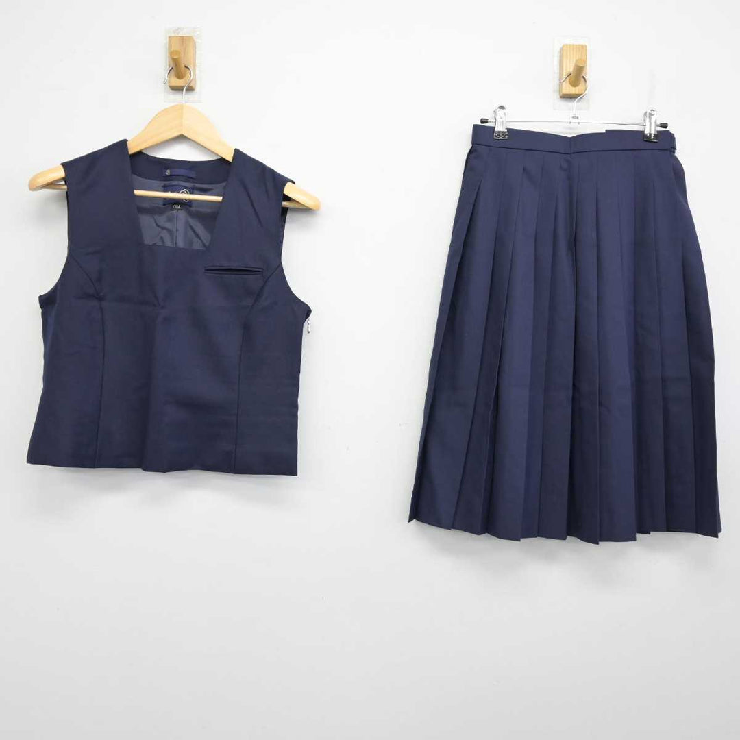 中古】北海道 羊丘中学校 女子制服 2点 (ベスト・スカート) sf057005 | 中古制服通販パレイド