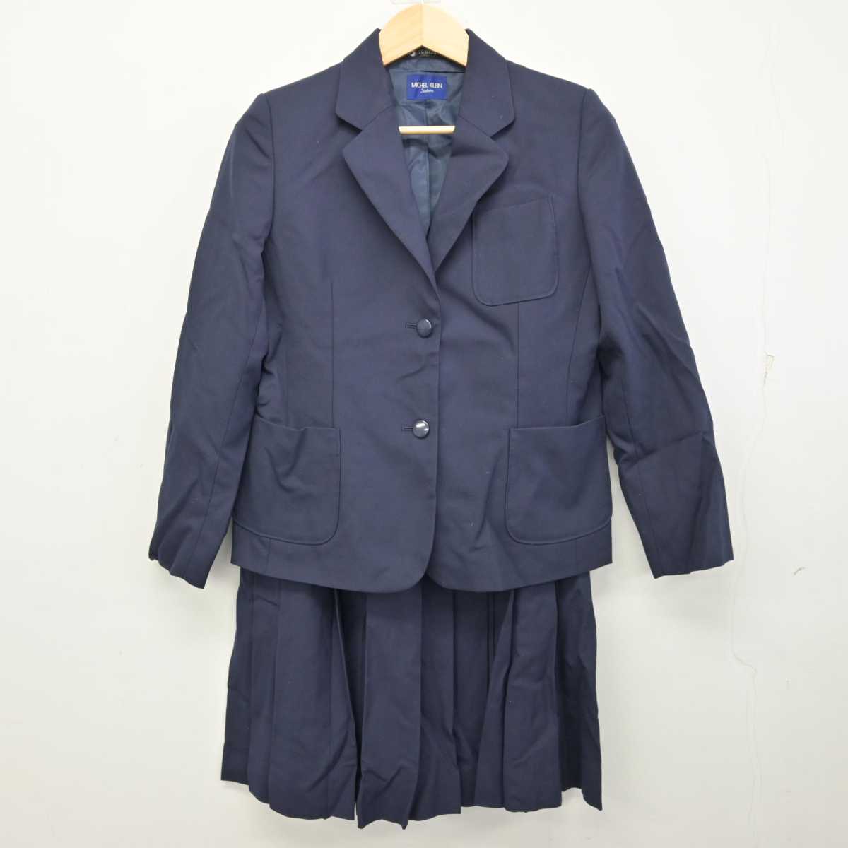 【中古】神奈川県 藤沢市立明治中学校 女子制服 3点 (ブレザー・ベスト・スカート) sf057006