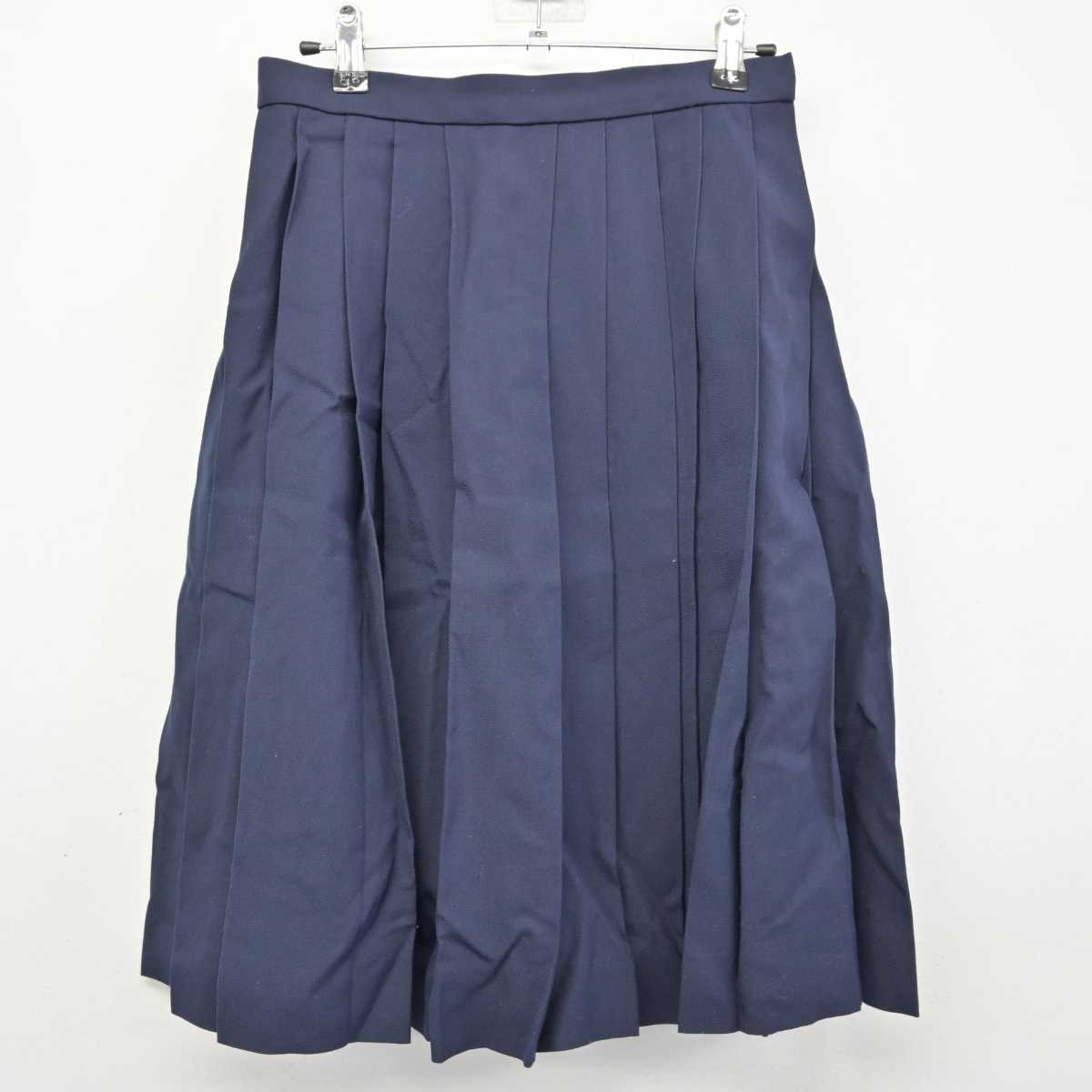 【中古】神奈川県 藤沢市立明治中学校 女子制服 3点 (ブレザー・ベスト・スカート) sf057006