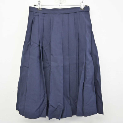 【中古】神奈川県 藤沢市立明治中学校 女子制服 3点 (ブレザー・ベスト・スカート) sf057006