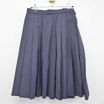 【中古】神奈川県 藤沢市立明治中学校 女子制服 3点 (ベスト・シャツ・スカート) sf057007