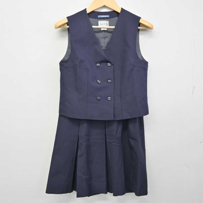 【中古】埼玉県 所沢西高等学校 女子制服 3点 (ブレザー・ベスト・シャツ) sf057012