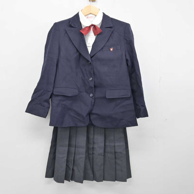 【中古】愛知県 名古屋福祉専門学校高等課程 女子制服 5点 (ブレザー・シャツ・スカート) sf057014