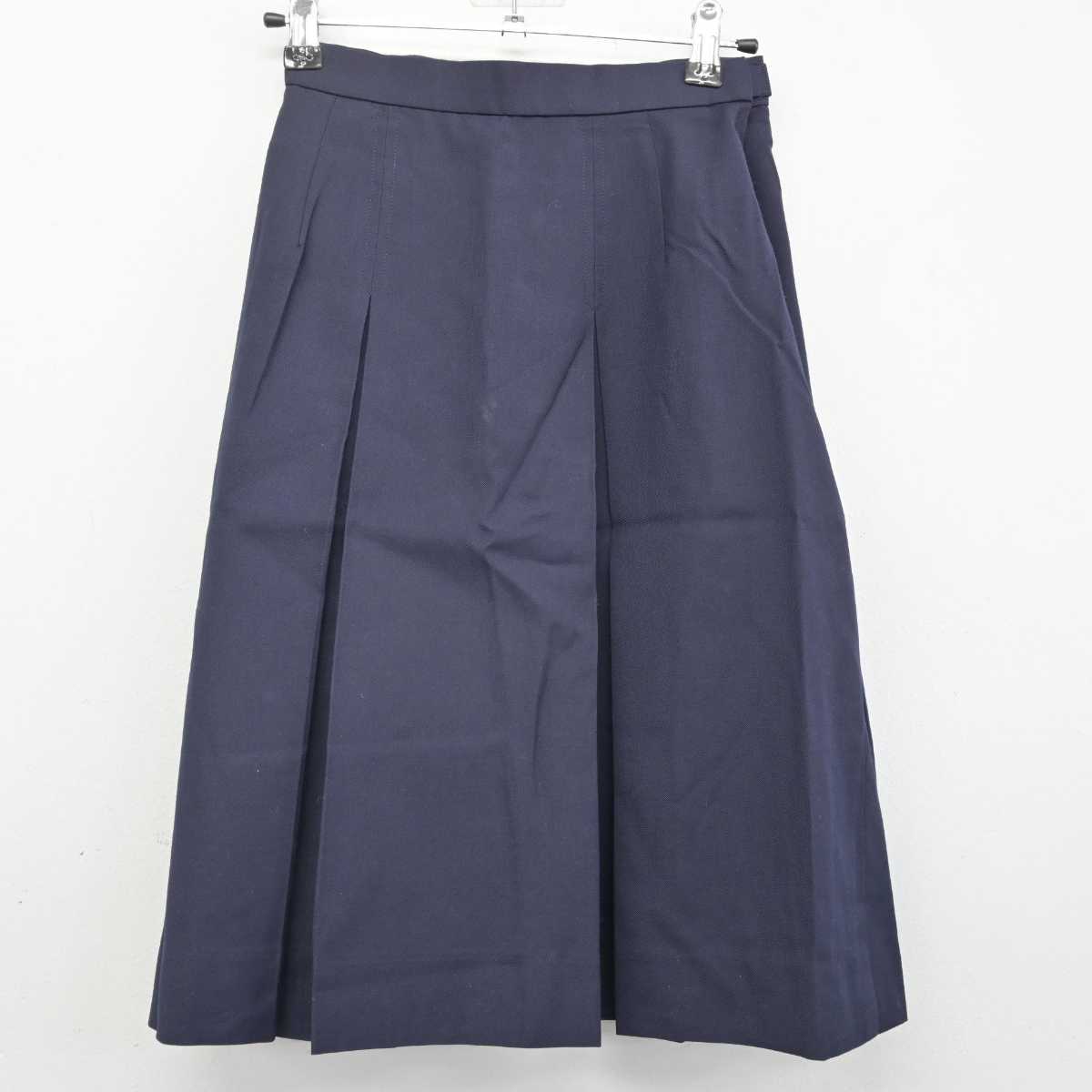 【中古】埼玉県 大宮北高等学校 女子制服 2点 (ニットベスト・スカート) sf057039