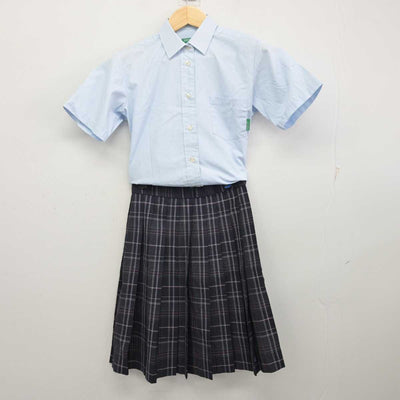 【中古】岐阜県 岐阜聖徳学園高等学校 女子制服 4点 (シャツ・スカート) sf057054