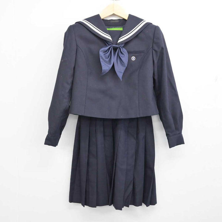 【中古】北海道 札幌静修高等学校 女子制服 4点 (セーラー服・スカート) sf057066 | 中古制服通販パレイド