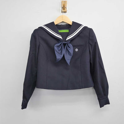 【中古】北海道 札幌静修高等学校 女子制服 4点 (セーラー服・スカート) sf057066