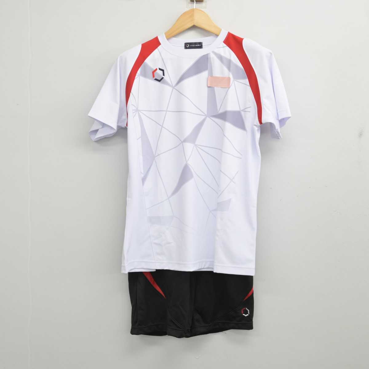 【中古】福岡県 福岡常葉高等学校 女子制服 2点 (体操服 上・体操服 下) sf057074