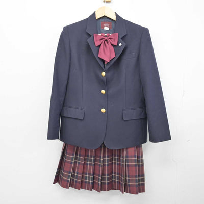 【中古】大阪府 豊島高等学校 女子制服 4点 (ブレザー・スカート) sf057112