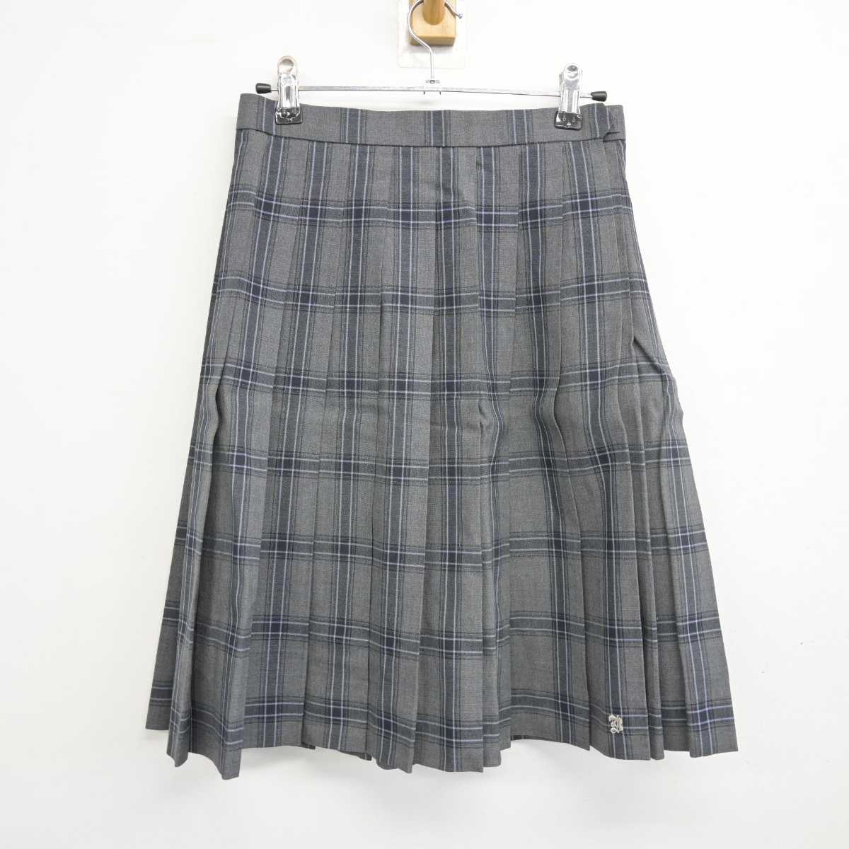 【中古】埼玉県 武南高等学校 女子制服 4点 (ニットベスト・シャツ・スカート) sf057121