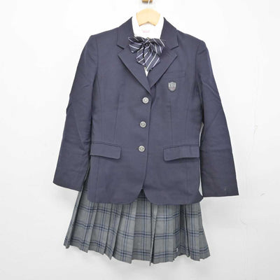 【中古】埼玉県 武南高等学校 女子制服 5点 (ブレザー・シャツ・スカート) sf057122