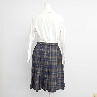 【中古】福岡県 福岡女子高等学校 女子制服 3点 (ブレザー・シャツ・スカート) sf057140