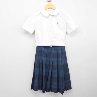 【中古】福岡県 福岡女子高等学校 女子制服 3点 (シャツ・スカート) sf057142