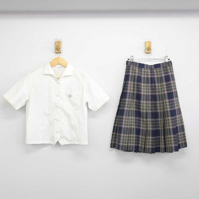 【中古】愛知県 愛知工業大学名電高等学校 女子制服 2点 (シャツ・スカート) sf057146